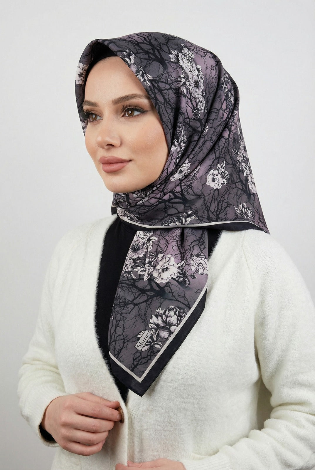 PAMUKSU SOFT EŞARP SİYAH D-16