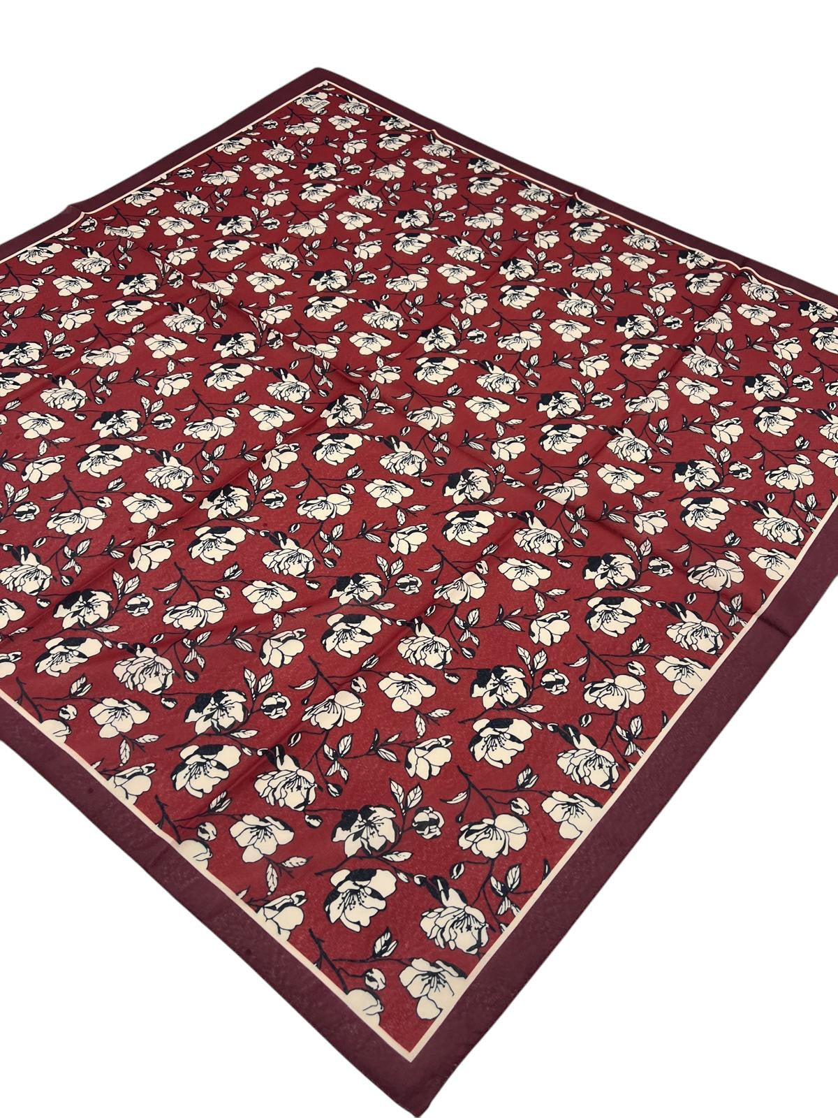 PAMUKSU SOFT EŞARP BORDO D-26
