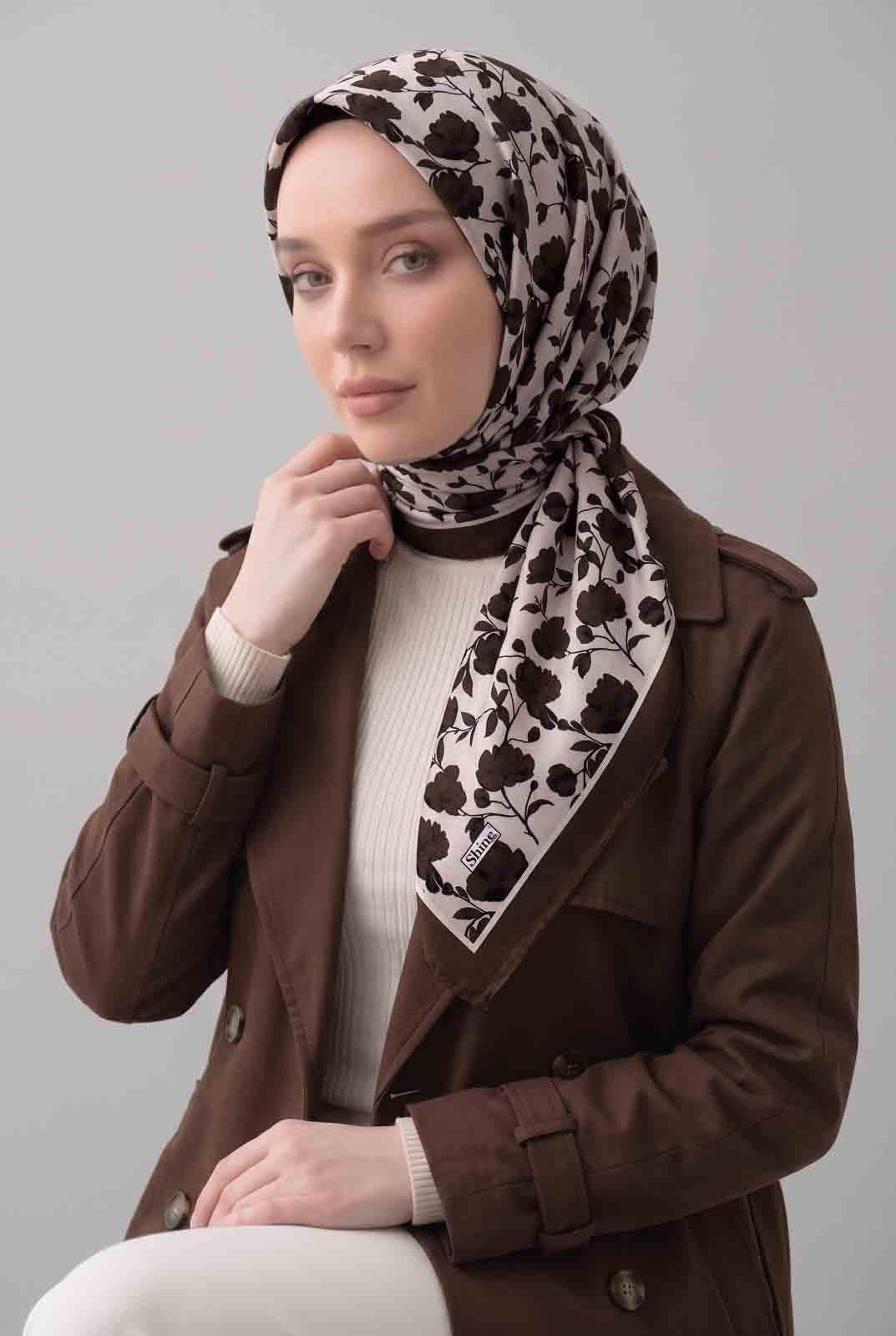 PAMUKSU SOFT EŞARP KAHVE D-26