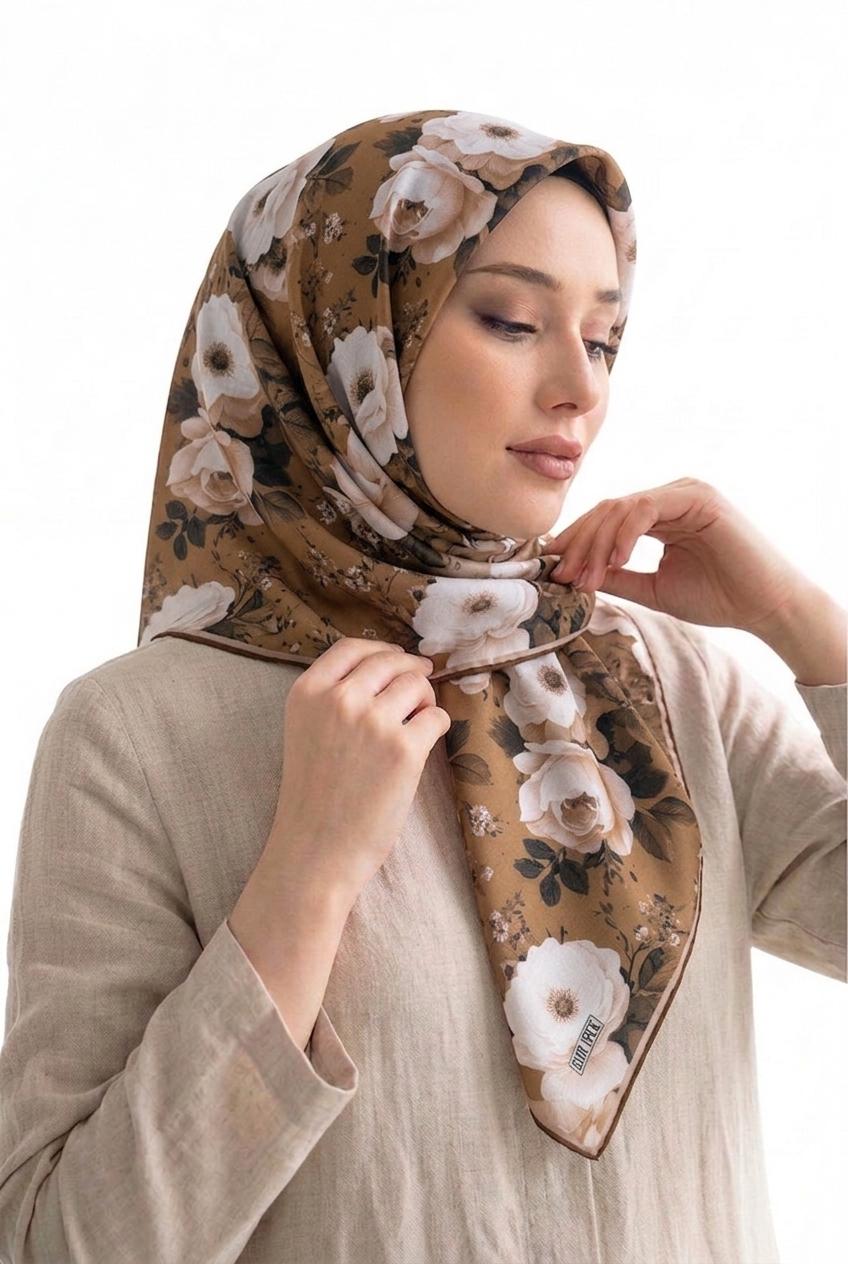 SUR İPEK LİFE SOFT EŞARP BEJ D-4