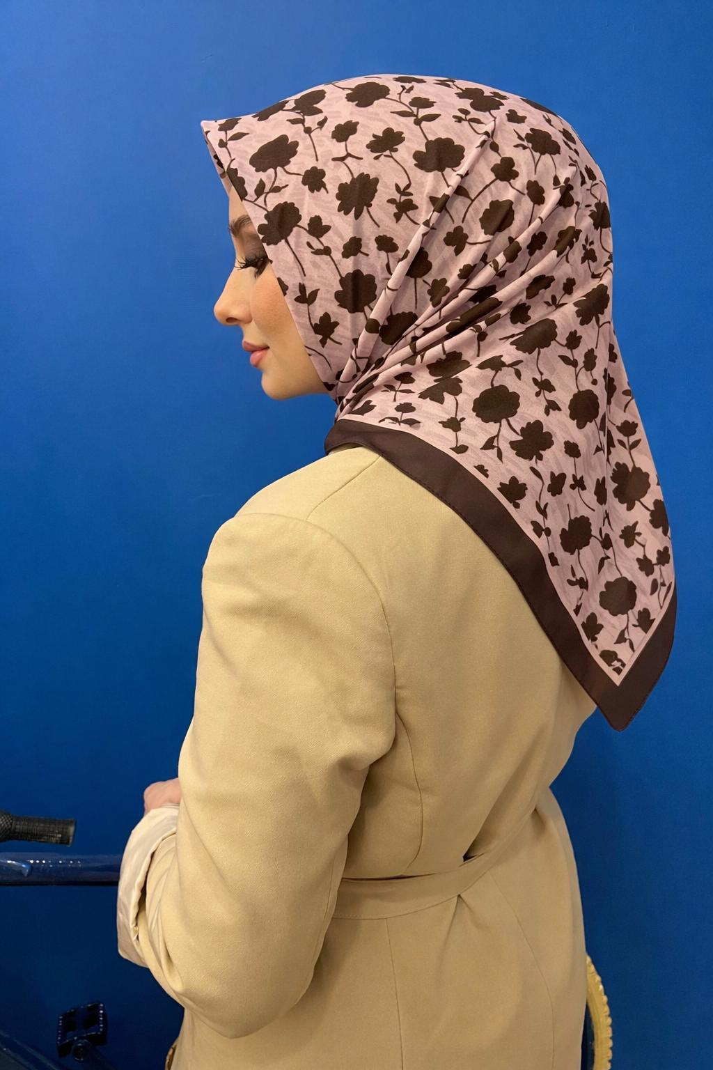 PAMUKSU SOFT EŞARP ACI KAHVE D-14