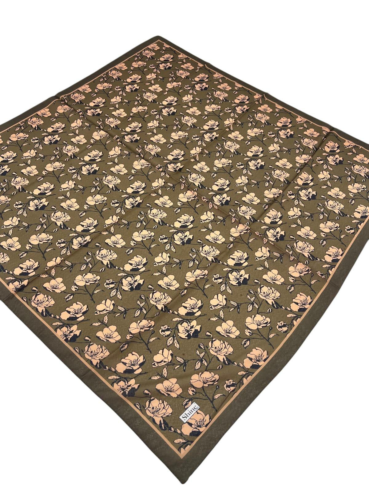PAMUKSU SOFT EŞARP ACI KAHVE HAKİ D-26