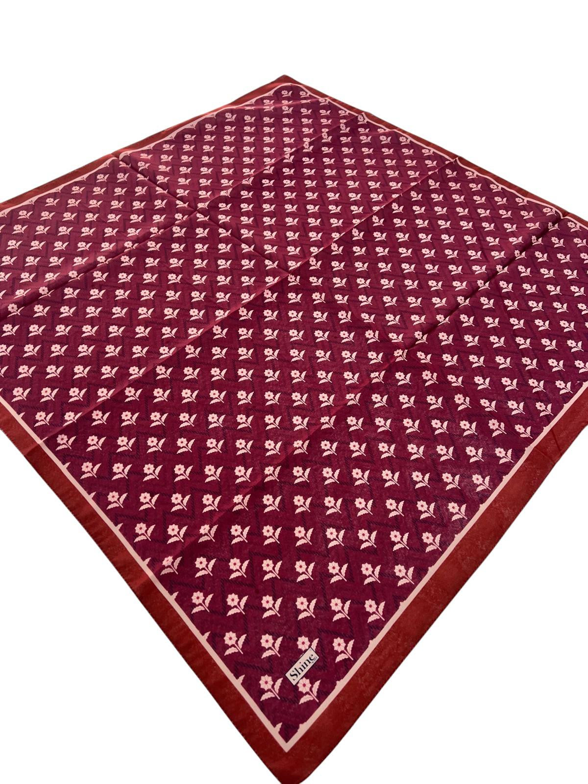 PAMUKSU SOFT EŞARP BORDO D-27