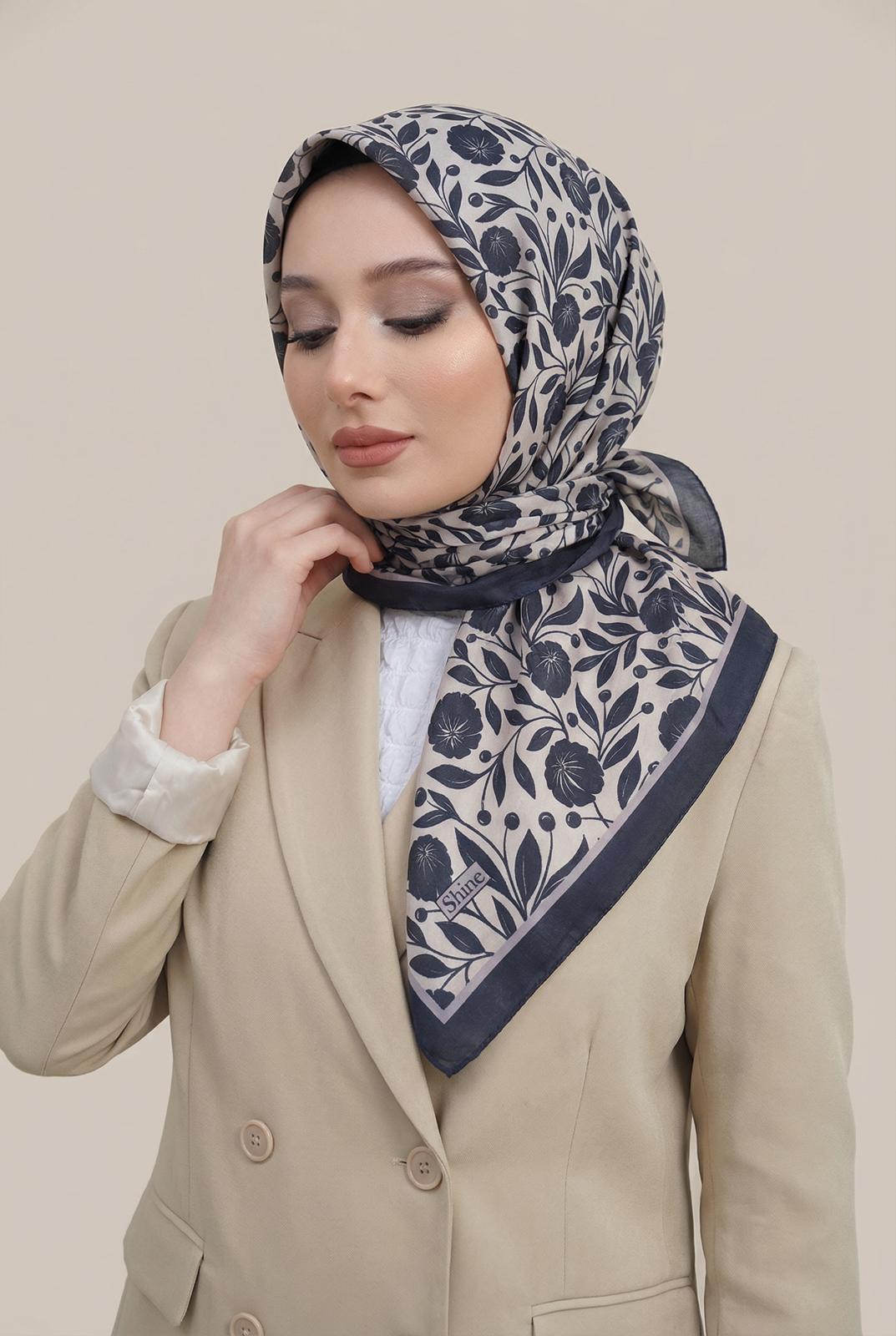 PAMUKSU SOFT EŞARP FÜME D-17