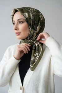 PAMUKSU SOFT EŞARP HAKİ D-16