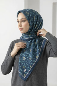 PAMUKSU SOFT EŞARP PETROL MAVİ D-18