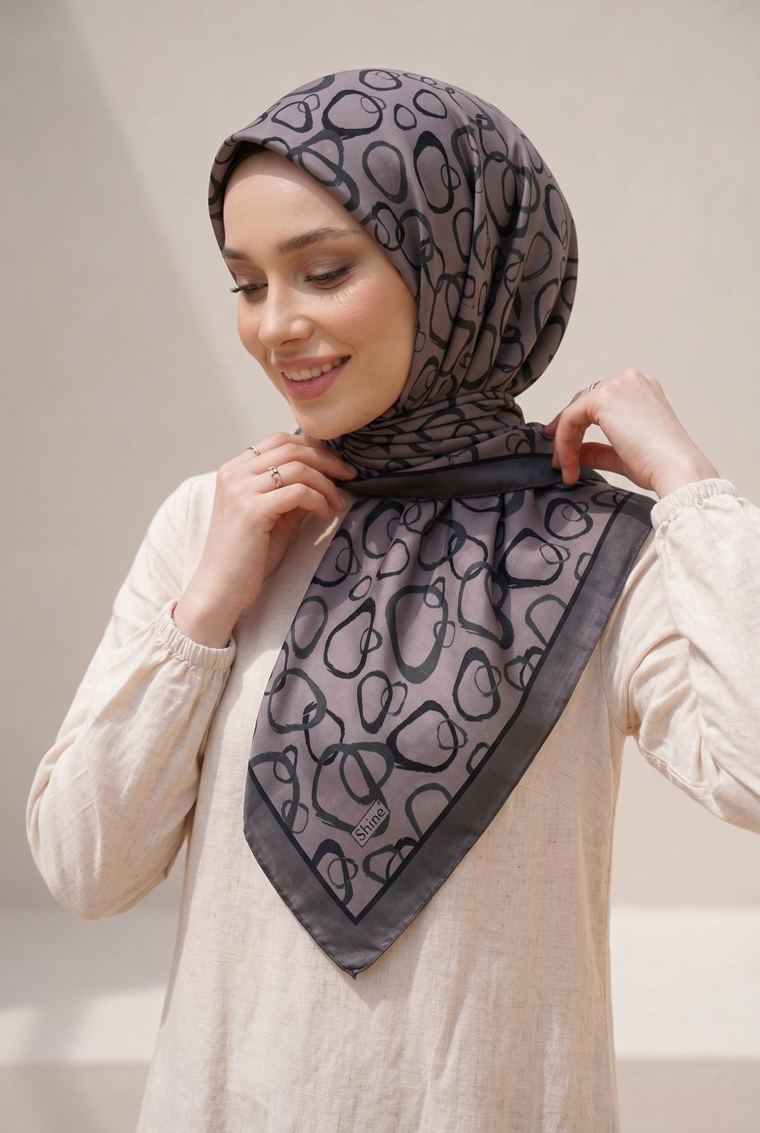 PAMUKSU SOFT EŞARP GRİ D-19