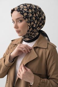 PAMUKSU SOFT EŞARP SİYAH D-26