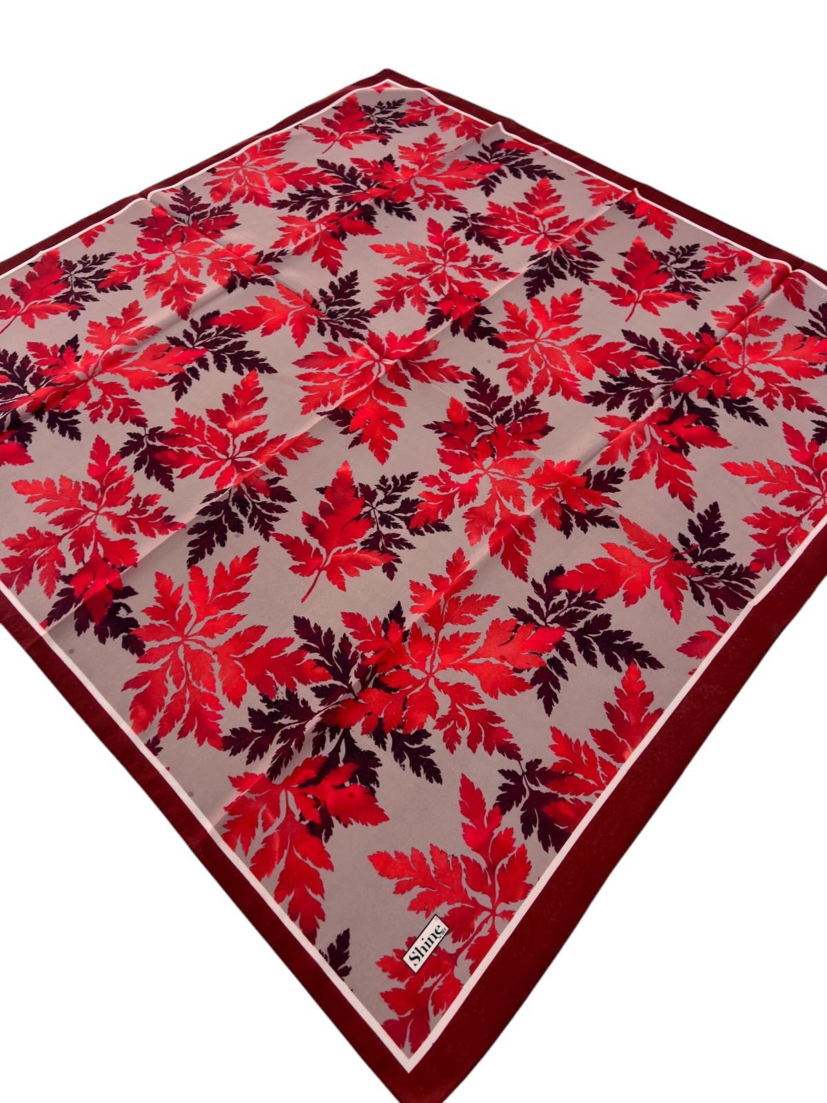 PAMUKSU SOFT EŞARP TABA BORDO D-25