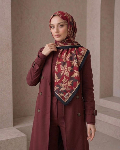 PAMUKSU SOFT EŞARP SİYAH TABA D-25