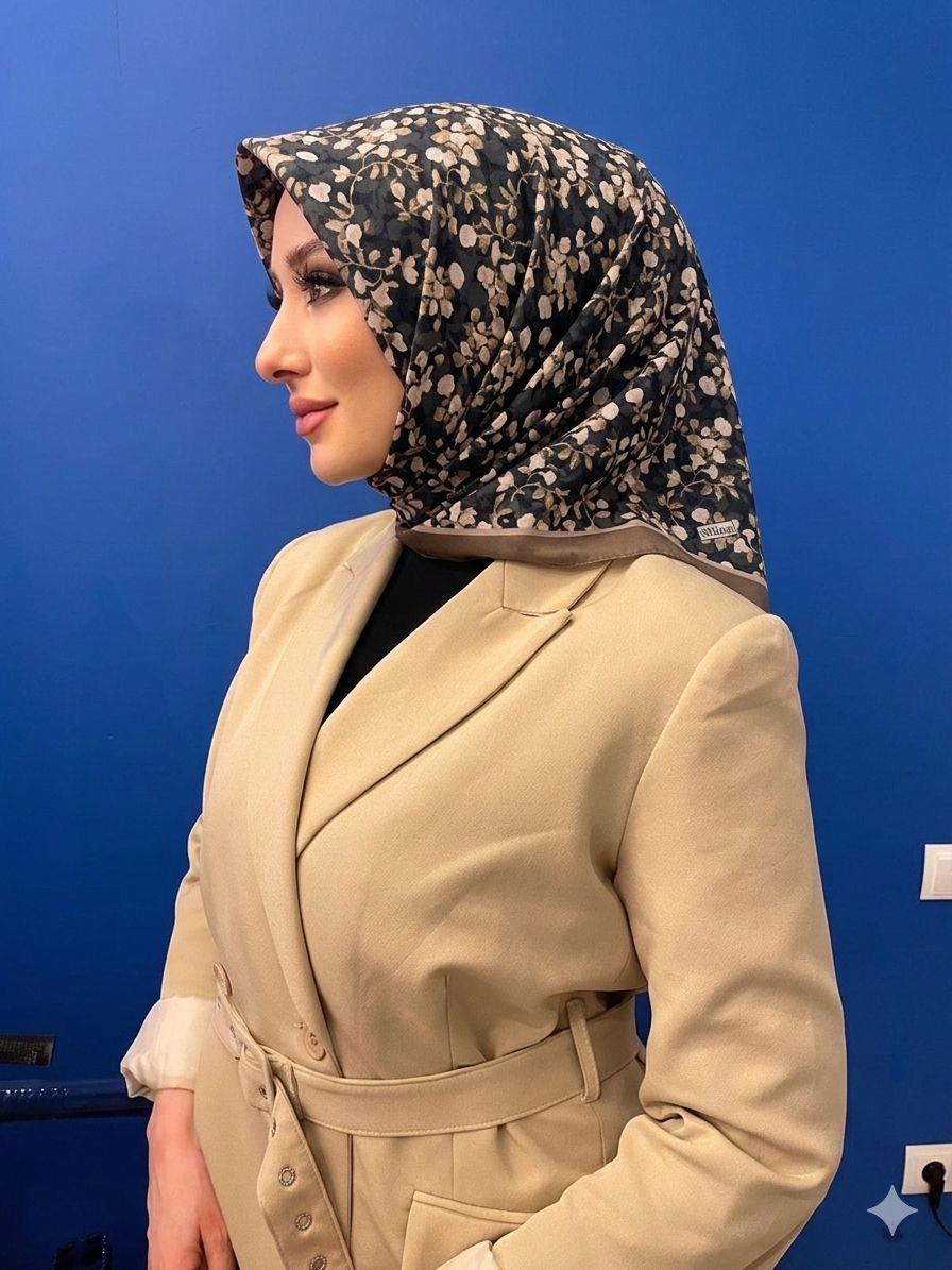 PAMUKSU SOFT EŞARP KAHVE BEJ D-15