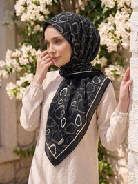 PAMUKSU SOFT EŞARP SİYAH D-19