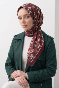 PAMUKSU SOFT EŞARP BORDO D-26