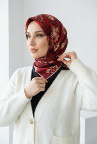 PAMUKSU SOFT EŞARP BORDO D-16