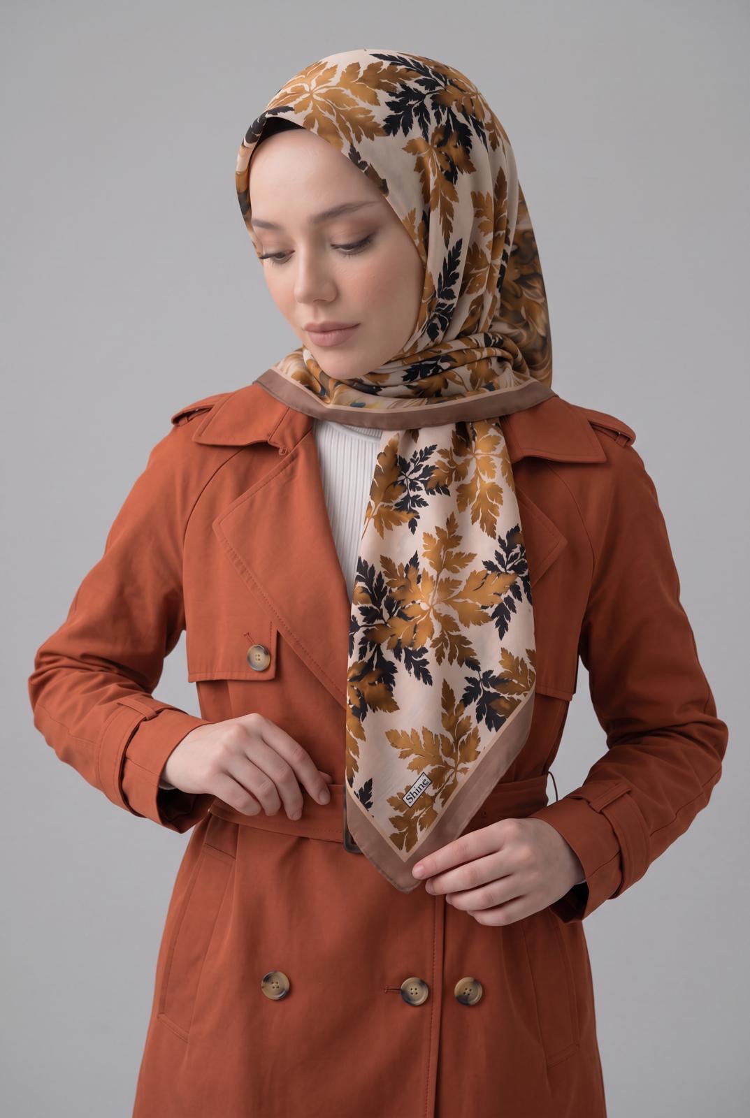 PAMUKSU SOFT EŞARP BEJ GOLD D-25