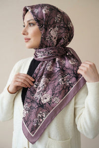 PAMUKSU SOFT EŞARP LİLA D-16