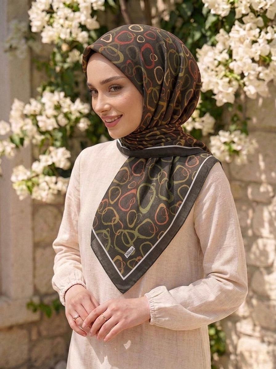 PAMUKSU SOFT EŞARP KAHVE D-19