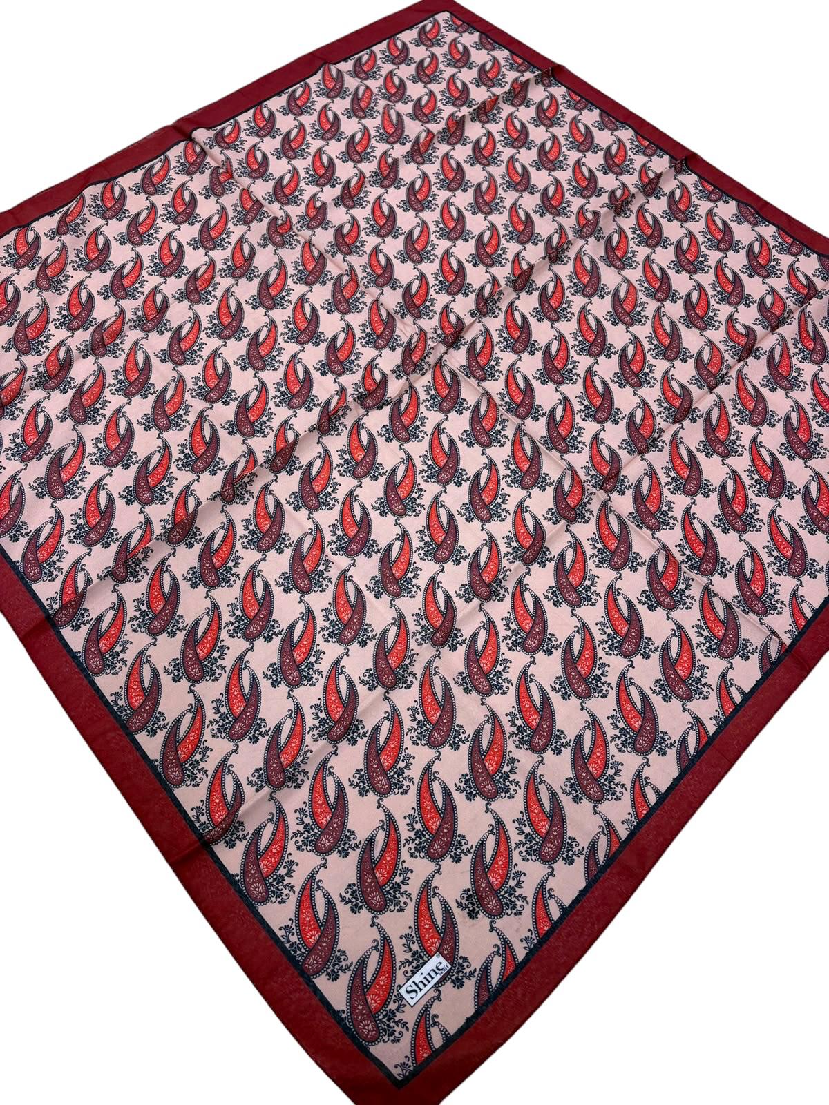 PAMUKSU SOFT EŞARP BORDO D-28