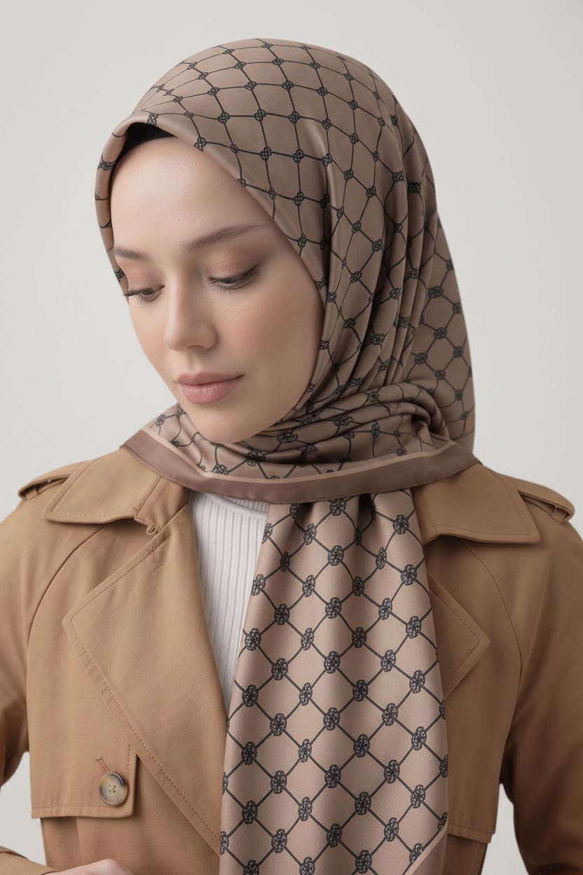 PAMUKSU SOFT EŞARP BEJ D-29