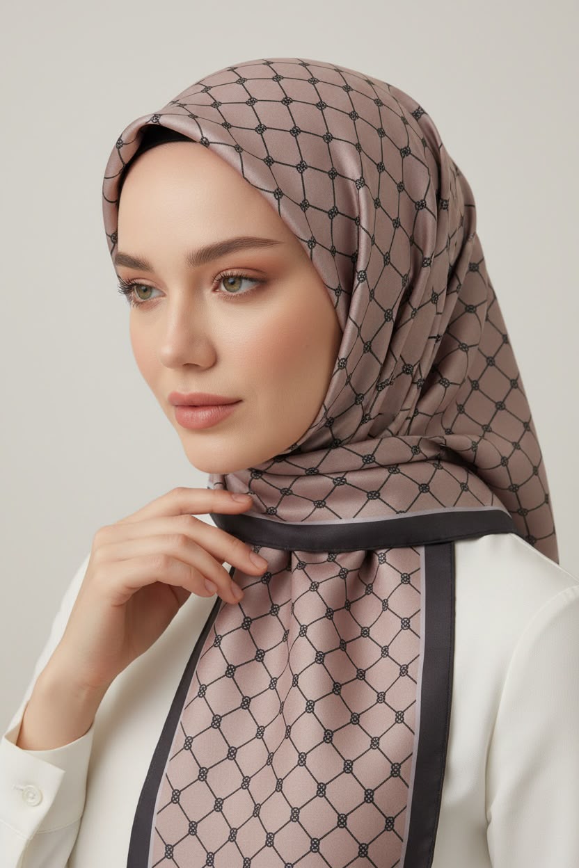PAMUKSU SOFT EŞARP KAHVE BEJ D-29