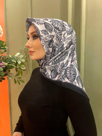 PAMUKSU SOFT EŞARP SİYAH FÜME D-1