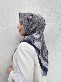 PAMUKSU SOFT EŞARP SİYAH VİZON D-2