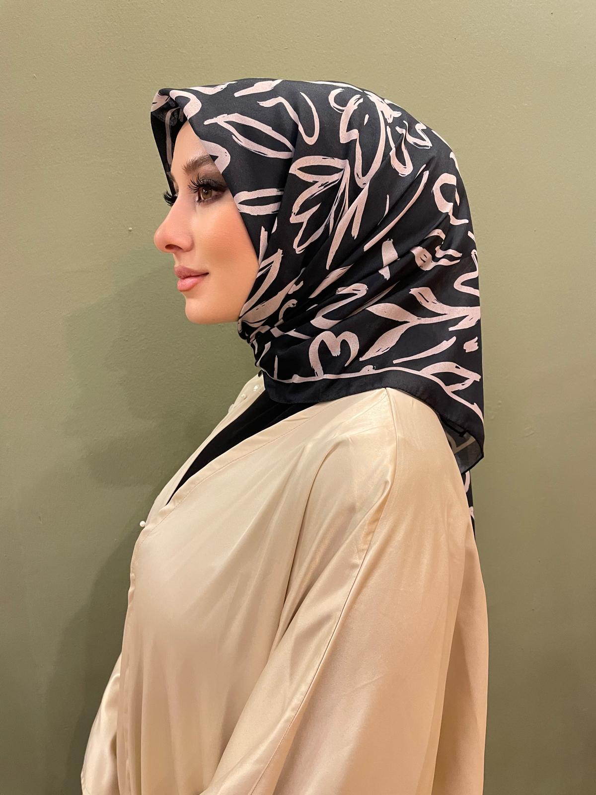 PAMUKSU SOFT EŞARP SİYAH D-6