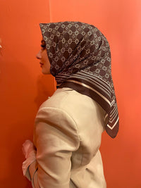 PAMUKSU SOFT EŞARP KAHVE D-7