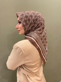 PAMUKSU SOFT EŞARP KAHVE D-7