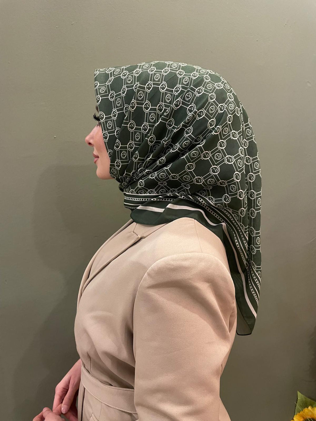 PAMUKSU SOFT EŞARP YEŞİL D-7