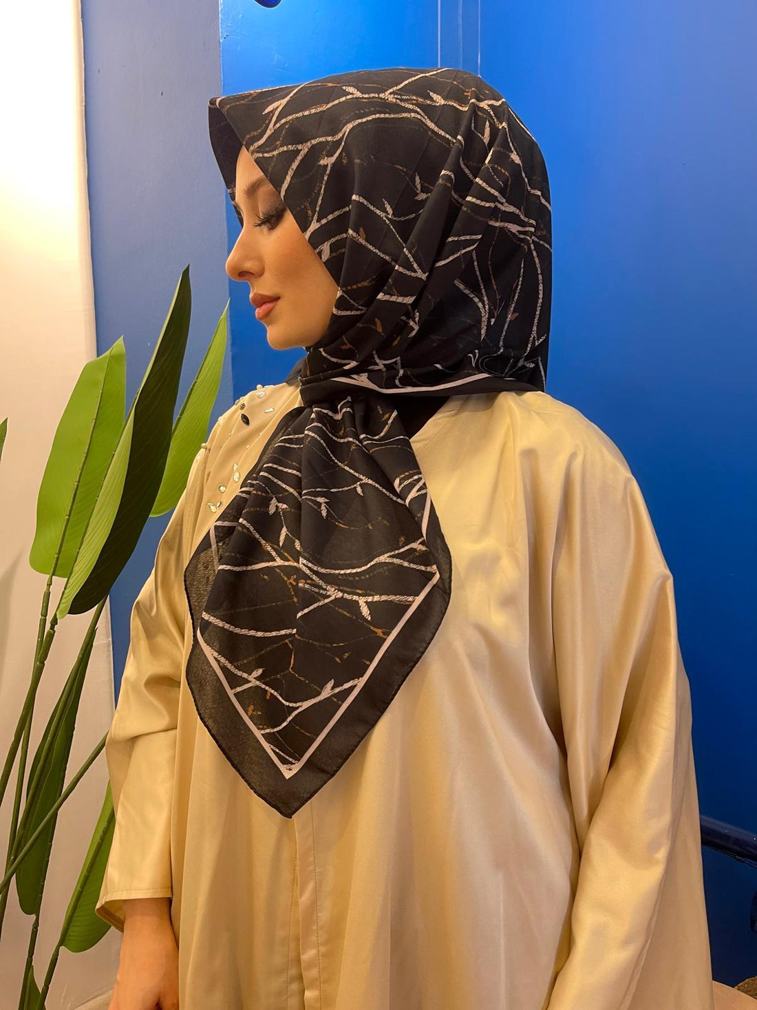 PAMUKSU SOFT EŞARP SİYAH D-10