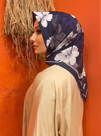 PAMUKSU SOFT EŞARP LACİVERT D-12