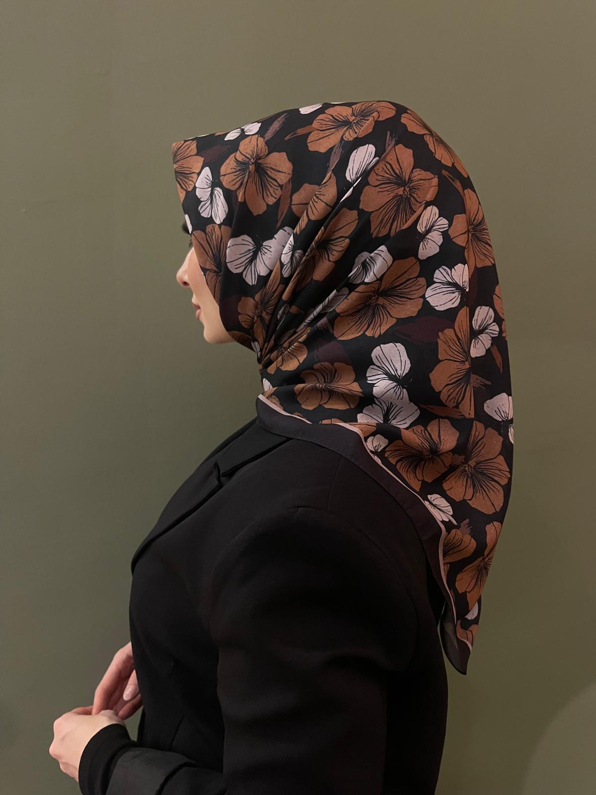 PAMUKSU SOFT EŞARP KAHVE D-13