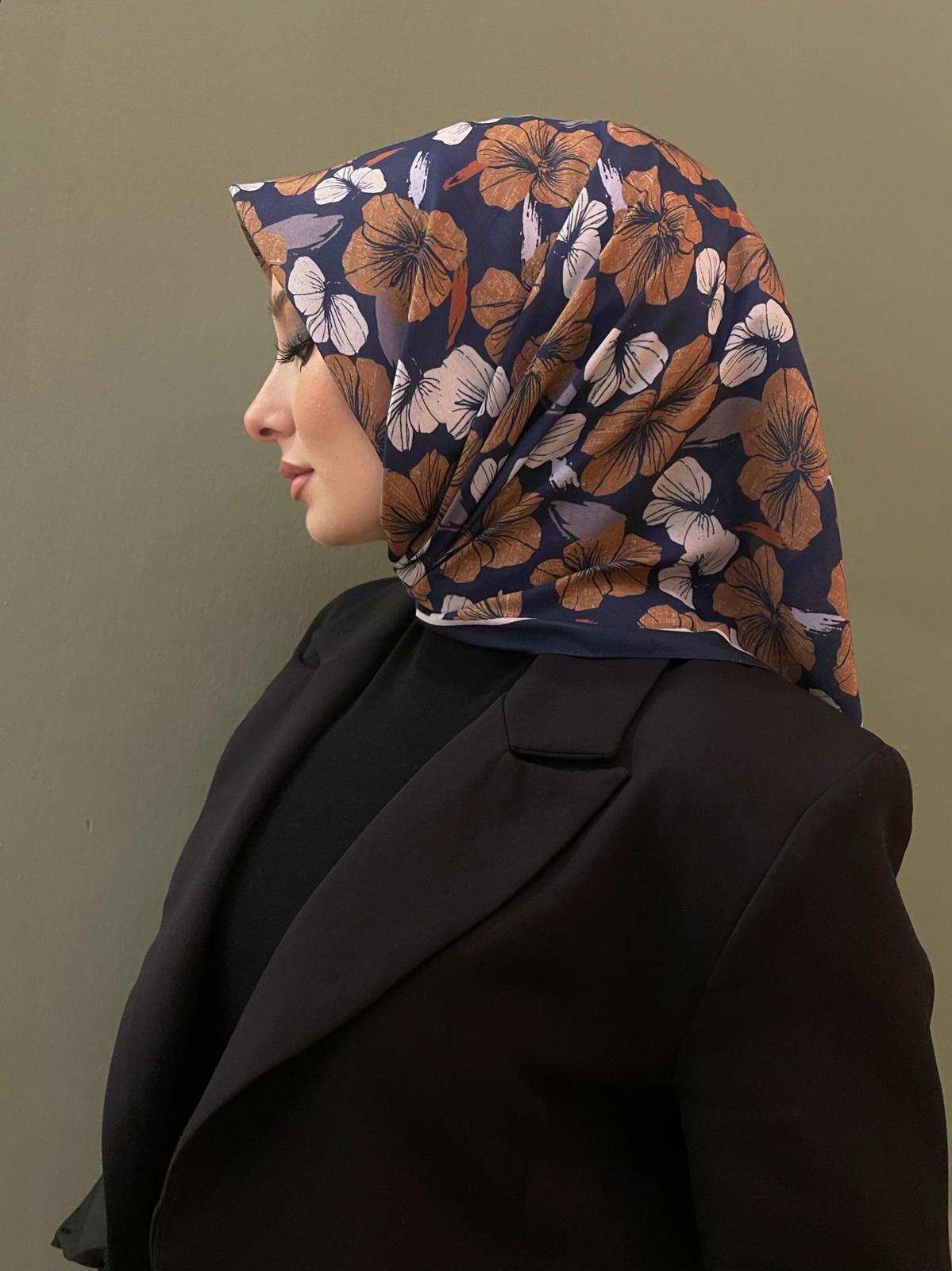 PAMUKSU SOFT EŞARP LACİVERT D-13