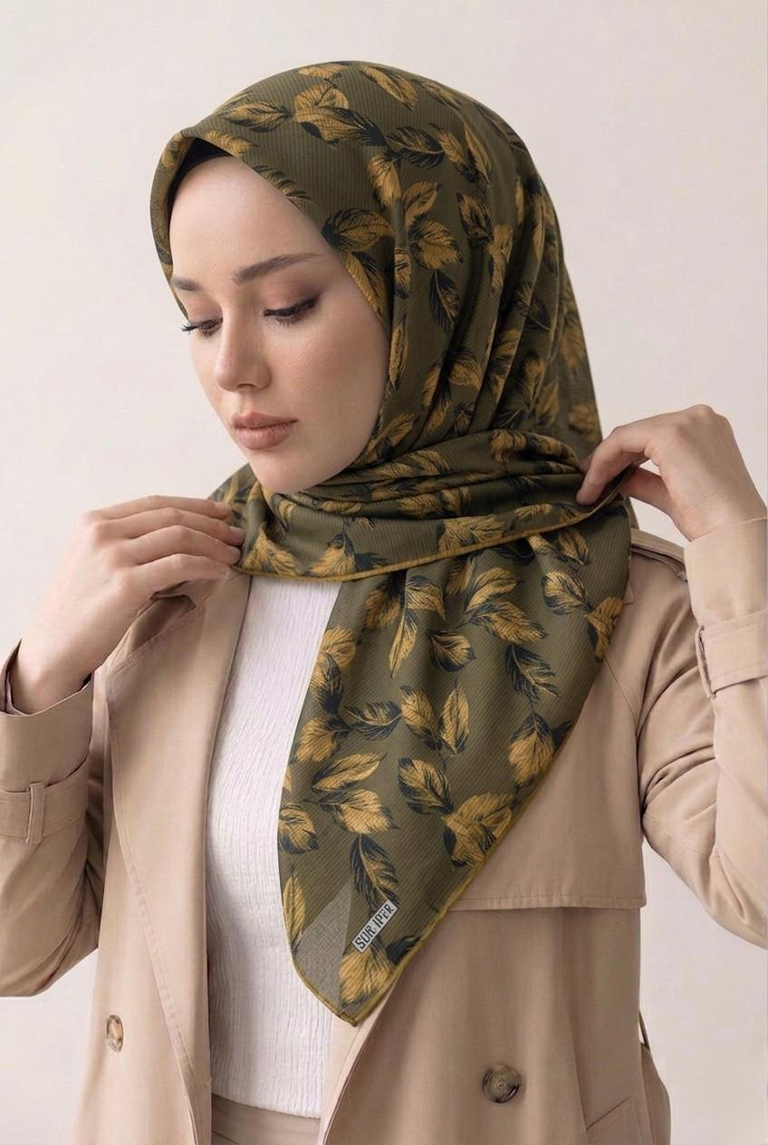 SUR İPEK LİFE SOFT EŞARP KAHVE D-3
