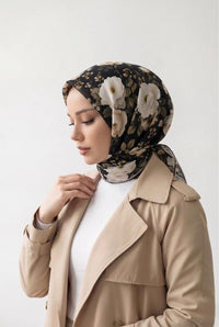 SUR İPEK LİFE SOFT EŞARP SİYAH D-4