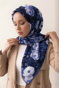 SUR İPEK LİFE SOFT EŞARP LACİVERT D-4